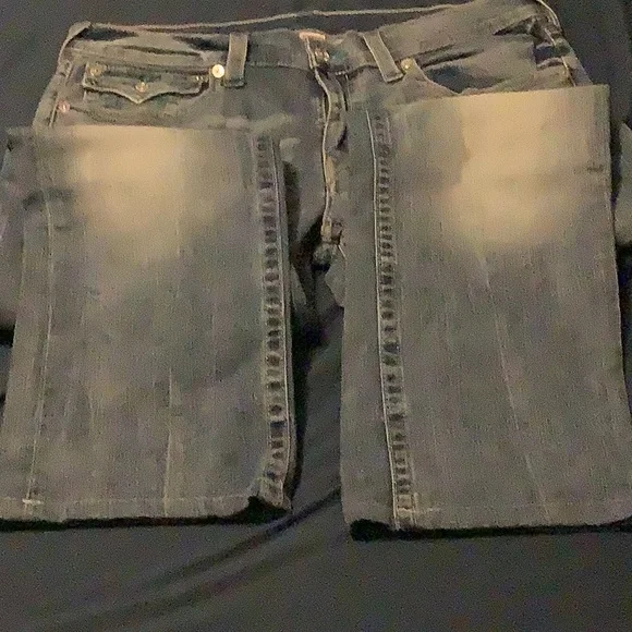 True Religion size 36x32 Blue Jeans. - Picture 5 of 6